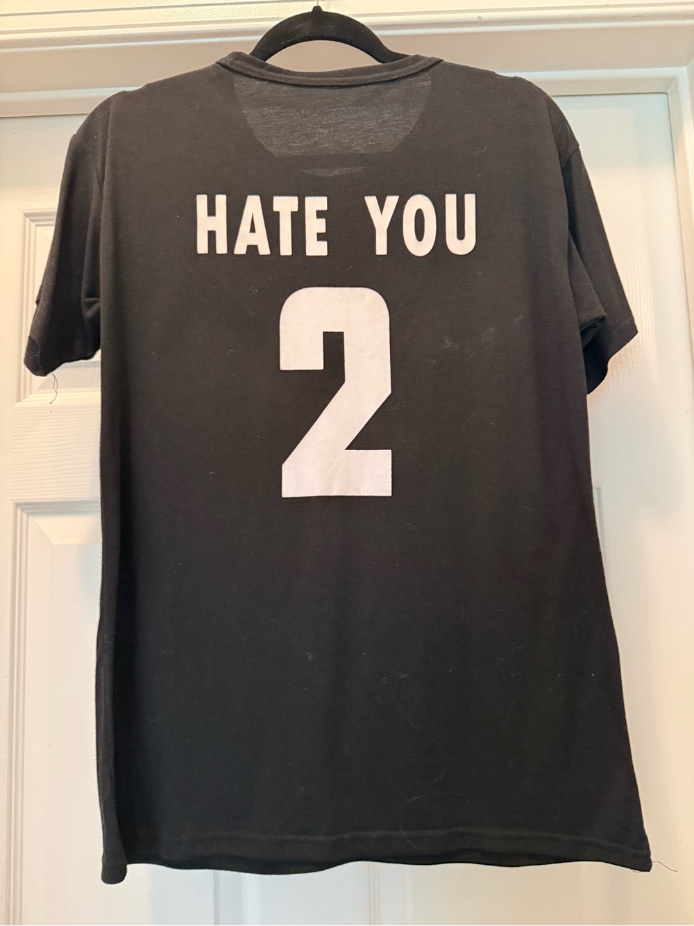Black Graphic 'HATE YOU 2' T‑Shirt